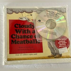 Read along Cloudy With a Chance of Meatballs 4 Books and CD Set